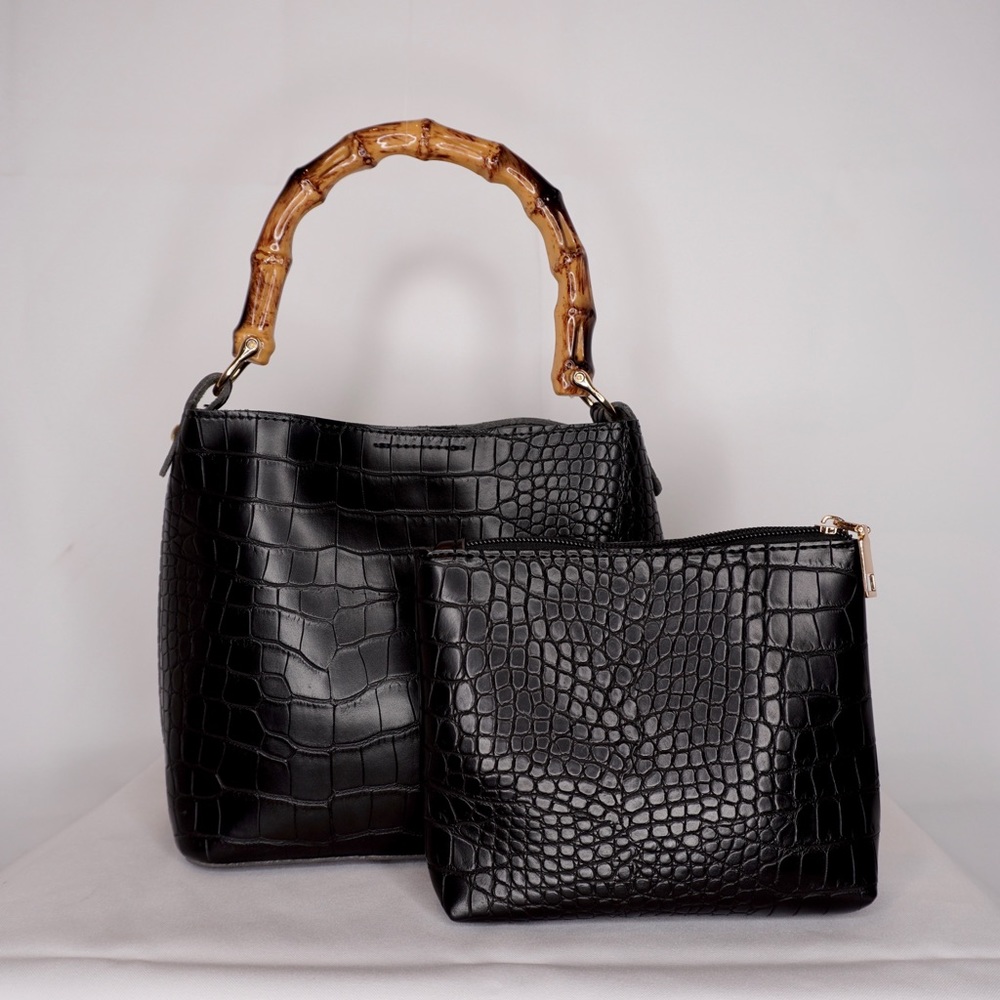 Black “Gigi” Handbag Set